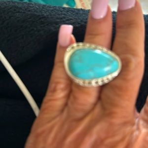 New Lia Sophia Turquoise Ring